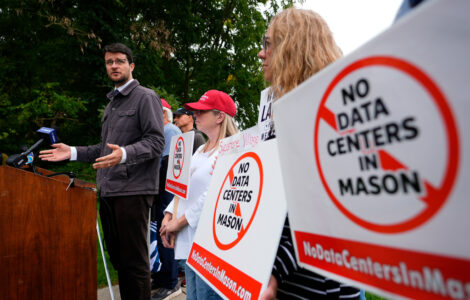 AI fears are fueling progressive Democrat's campaign in Michigan battleground district